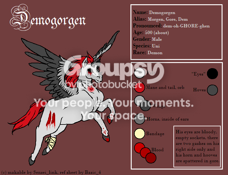 Demogorgen Ref Sheet
