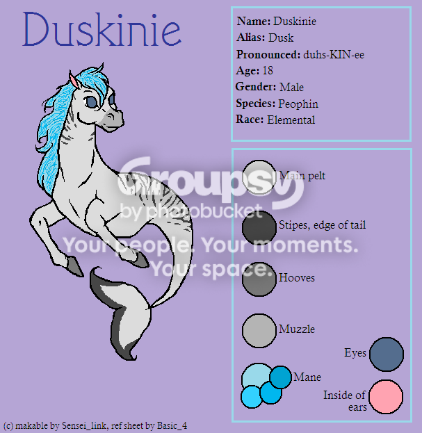 Duskinie Ref Sheet